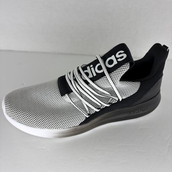 Adidas Lite Racer Adapt 7.0 Cloudfoam SlipOn Sneaker Men\'s 11.5 Black White Grey main image 13